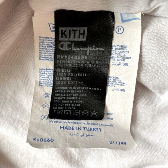 KITH x Champion SS18 Quarter-Zip Size L - Picture 8 of 15